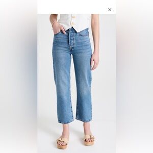 Levi's ribcage straight ankle